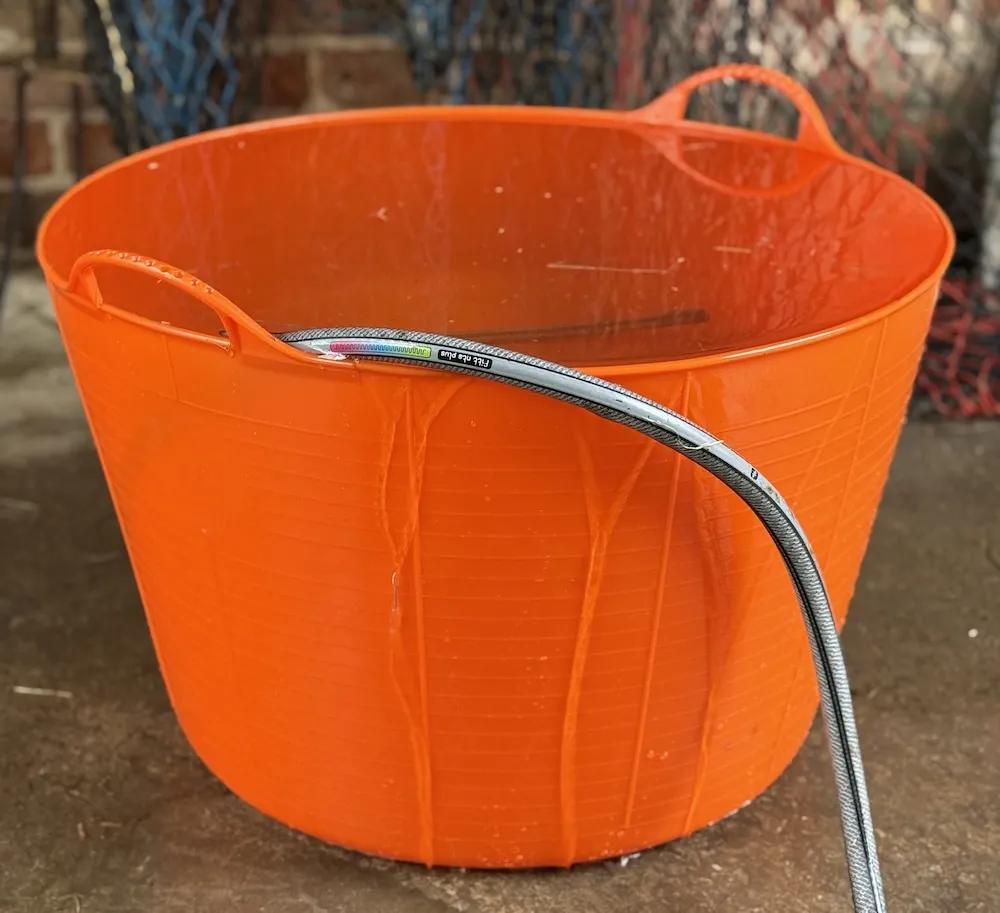 overflowing bucket